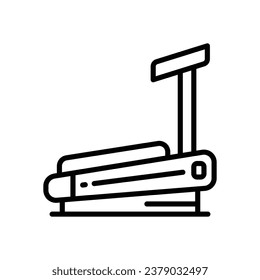 treadmill line icon. vector icon for your website, mobile, presentation, and logo design.