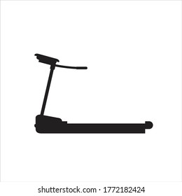 treadmill machine icon vector art
