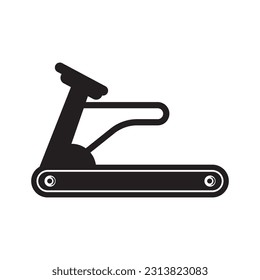 Treadmill machine vector icon illustration design