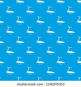 Treadmill pattern vector seamless blue repeat for any use