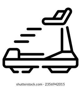 Treadmill Run Icon Illustration can be used for web app, infographic, etc