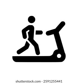 treadmill sport icon vector illustration template design