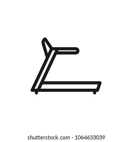 Treadmill vector icon