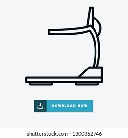 Treadmill vector icon