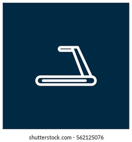 Treadmill vector icon