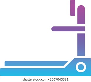 Ícone do vetor Treadmill. Pode ser usado para impressão, aplicativos móveis e da Web.