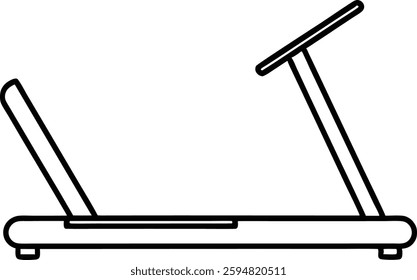 treadmill vector icon.This is an editable EPS vector icon