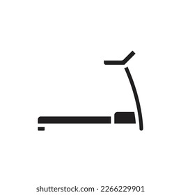 Ilustrador de vectores de iconos rellenados de Treadmills