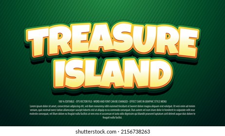 Treasure 3d Style Editable Text Effect Template