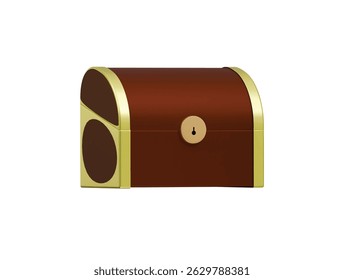treasure box icon 3d illustration render
