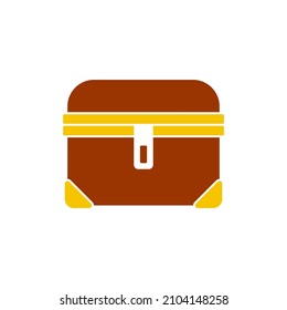 Treasure Box Icon Design Template Vector Isolated