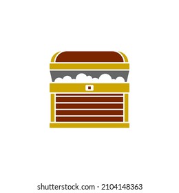 Treasure Box Icon Design Template Vector Isolated