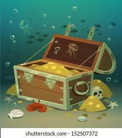 2,558 Underwater treasure chest Images, Stock Photos & Vectors ...