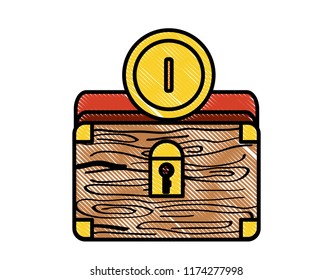 treasure chest box icon