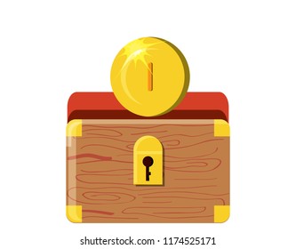 treasure chest box icon