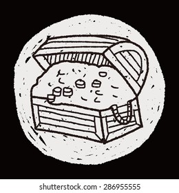 treasure chest doodle