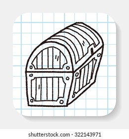 treasure chest doodle