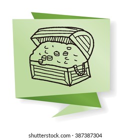 treasure chest doodle