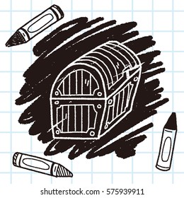 treasure chest doodle