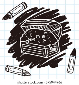 treasure chest doodle