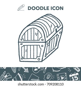 treasure chest doodle