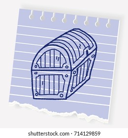 treasure chest doodle