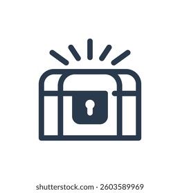 Treasure Chest for Expedition Vector Icon