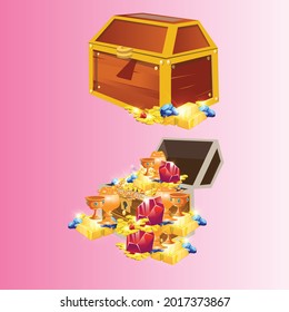 Treasure Chest Of Gold Vector Illustration, Vector Gold, Vector Illustration, Treasure PNG and Vector with Transparent Background Download
 
