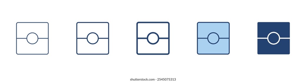 Treasure chest icon Symbol set collection