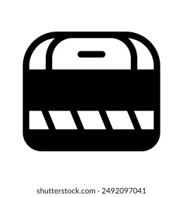 Treasure Chest Icon Vector Symbol Design Illustration