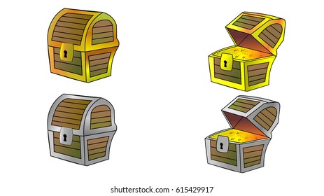 Treasure Chest and Locked Chest
