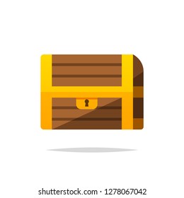 Treasure chest vector isolated