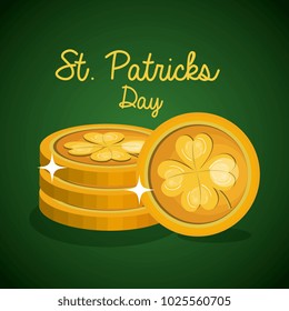 treasure coins saint patrick day
