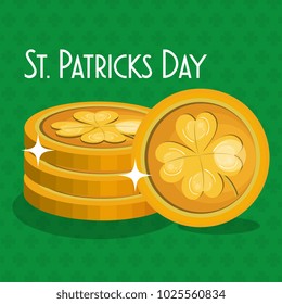 treasure coins saint patrick day