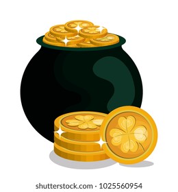 treasure coins saint patrick day