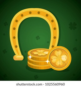 treasure coins saint patrick day