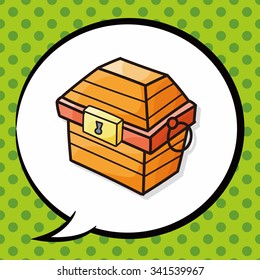 Treasure doodle, speech bubble