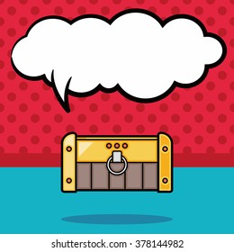Treasure doodle, speech bubble