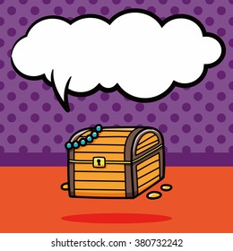 Treasure doodle, speech bubble