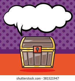 Treasure doodle, speech bubble