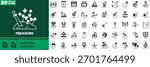 Treasure Duotone  Editable Icons set