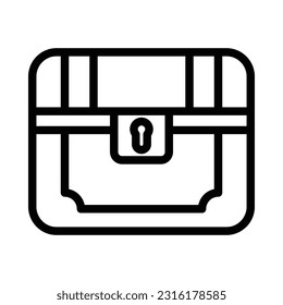 Treasure, Game Flat Icon Logo Illustration. Game Icon-set. Suitable For Web Design, Logo, App.