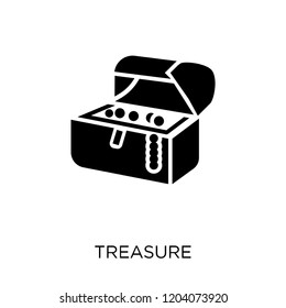 Treasure icon. Treasure symbol design from Desert collection. Simple element vector illustration on white background.