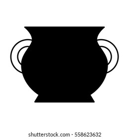 Treasure jar isolated icon vector illustration design