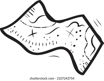 Mapa del tesoro en forma de doodle, página de colorear o libro para niños y adultos