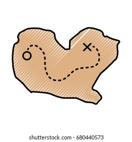 treasure map game icon