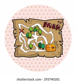 treasure map theme elements