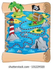 treasure map drawing images stock photos vectors shutterstock