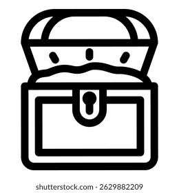 Treasure Simple Vector Icon Collection