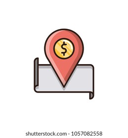 Treasure vector icon